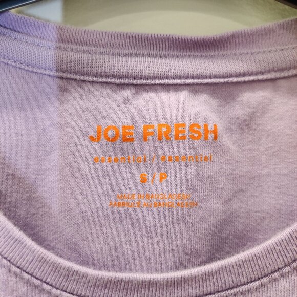 Joe Fresh Organic Cotton Lilac Short Sleeve Tee | Small - Picture 2 of 5